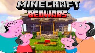 Peppa Pig Play Minecraft BedWars