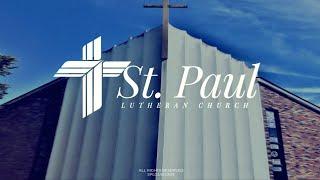 Saint Paul Lutheran Church Worship Service - Live Stream 1-12-2024