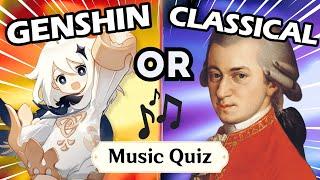 Is it GENSHIN or CLASSICAL Music? | Player vs. Professional Musician