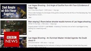 Videos on YouTube call Las Vegas Shooting a 'hoax' - BBC News