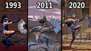 Evolution of Kitana's Fan Toss (1993-2020)