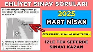 Ehliyet Sınav Soruları 2025 | Mart Çıkmış MEB Ehliyet Sorularını Çöz