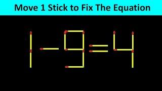 Matchstick Puzzle - Fix The Equation #matchstickpuzzle #simplylogical