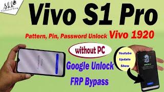 Vivo S1 Pro FRP bypass without PC ( Vivo 1920 ) Vivo S1 Pro google unlock YouTube update show #vivo