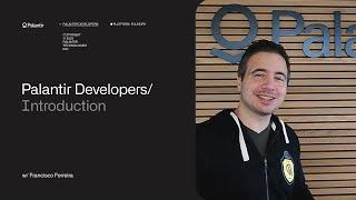 Build with Palantir Developers
