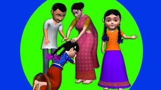 Amma Modati Daivamu | Amma Paatalu | 3D Telugu Rhymes | Amma Songs | Telugu Rhymes for Children