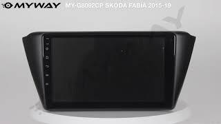 Myway Skoda Fabia 2015-2019 android multimedya ekran MY-G8092CP