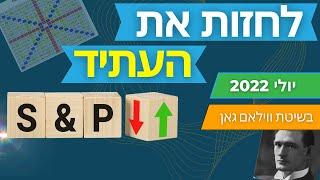 ניתן לחזות את העתיד בשוק ההון(!) 100% הצלחה ב- S&P 500 לחודש יולי - על בסיס שיטתו של וויליאם גאן