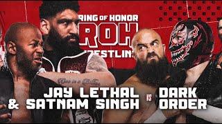 Jay Lethal, Satnam Singh vs The Dark Order ROH HonorClub May 16 2024 Full Match