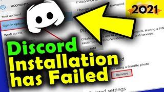 Discord Installation Failed Windows 10 [Permanent Fix] DiscordSetup.exe Installation has failed