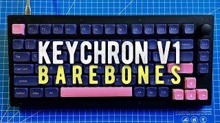 Keychron V1 Barebones Unboxing // My First Ever Mechanical Keyboard Build!