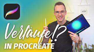 Verläufe in Procreate: 4 schnelle Möglichkeiten einen Farbverlauf zu erzeugen!