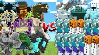 OP BOSSES vs FROZEN ARMY in Mob Battle