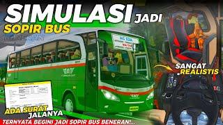 Simulasi Jadi Sopir Bus JABODETABEK Yg Sangat Realistis‼️​ - Roblox Bus Driver Sim Indonesia