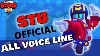 STU OFFICIAL ALL VOICELINES WITH SUBTITTLES | Brawlstars!