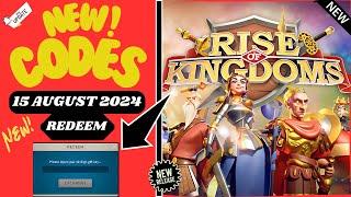  UPDATE RISE OF KINGDOMS CODES 15-AUGUST 2024 - RISE OF KINGDOMS REDEEM CODES 2024 - CODE ROK