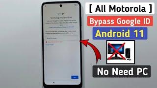 All Motorola FRP/Google Lock Bypass Android 11 Without PC [New Method 2025] No Screen Lock