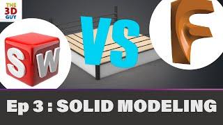 Fusion 360 vs. SolidWorks: Solid Modeling