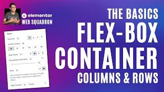 Basics Flex Box Containers - Columns & Rows - Elementor Wordpress Tutorial - Flexbox