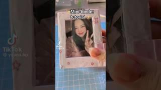  Mini-Binder Tutorial  the video is not mine!! #photocard #kpop