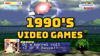 10 favorite 1990s video games (console and computer).