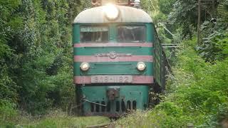 Ship horn on a soviet locomotive | ВЛ8-1162 1965 года гудит как пароход