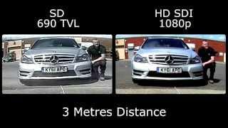 Unison CCTV Hd vs Sd quality comparison.