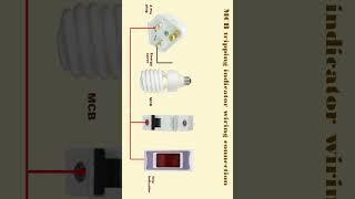 MCB tripping indicator wiring connection"#electric work #short