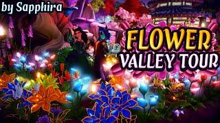 MINDBLOWING Flower Valley Tour in Disney Dreamlight Valley. You HAVE to See This Valley!