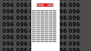 Let See How Genius You are - Find 069 #Shorts