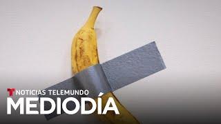 Vendió una banana por 35¢. Lloró al saber que la subastaron en $6.2 millones | Noticias Telemundo