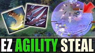 Super Fast Agility Steal [Tricks of the Trade and Essence Shift] Dota 2 Ability Draft