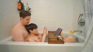  Cute gay couple taking a bath 🫧 (our daily life)