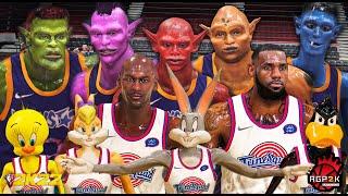 NBA 2K22 The Monstars VS Tune Squad (Space Jam Mod) 999 Overall | Next Gen PC Mod Concept