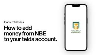 How to transfer money from National Bank of Egypt (NBE) to Telda | #TeldaMap