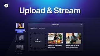 Stream Pre-recorded Videos Live with Restream