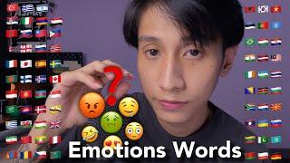 ASMR Different emotions in 70 Different Languages