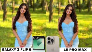 Samsung Galaxy Z Flip 6 Vs iPhone 15 Pro Max Camera Test Comparison