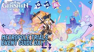 How To Play Metropole Trials Event Guide Part 1 | Genshin Impact 4.8