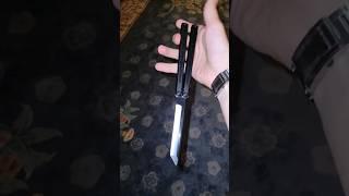 GORGEOUS Blacked Out Krake Raken Balisong by Squid Industries