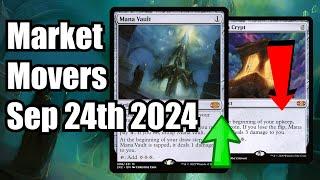 MTG Market Movers - Sep 24th 2024 - Banned Mana Crypt Tanks 50% and Players Shift Towards Mana Vault