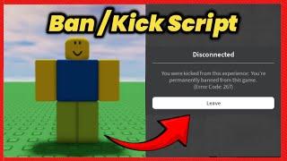 Roblox Ban/Kick Admin Script | QuirkyCMD