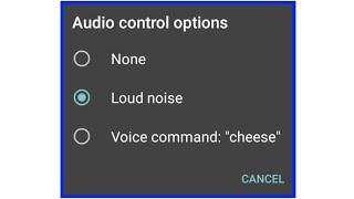 Open Camera | Loud Noise Ebable | Open Camera Audio Control Options