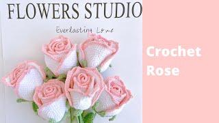 How to Crochet Rose Bouquet  Crochet Flower Bouquet Tutorial