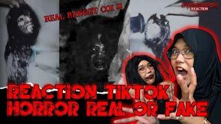 REAL OR FAKE?? VIDEO HORROR TIKTOK VIRAL!! - #nyeremserem reaction