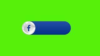 new Facebook lower third design 2022 green screen