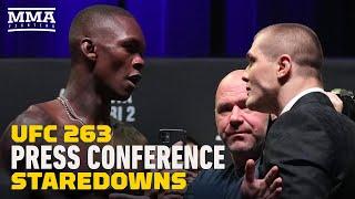 UFC 263: Adesanya vs. Vettori 2 Press Conference Staredowns - MMA Fighting