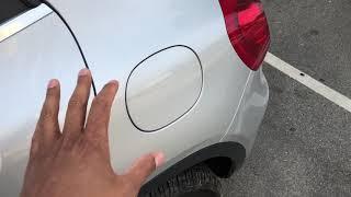 Mercedes-Benz GLA - How to open up a gas cap/tank