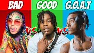 BAD vs GOOD vs GOAT Rappers! (2021)