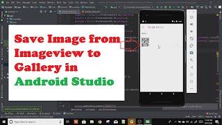 Save Image from Imageview to Gallery in Android Studio | Android Tutorials